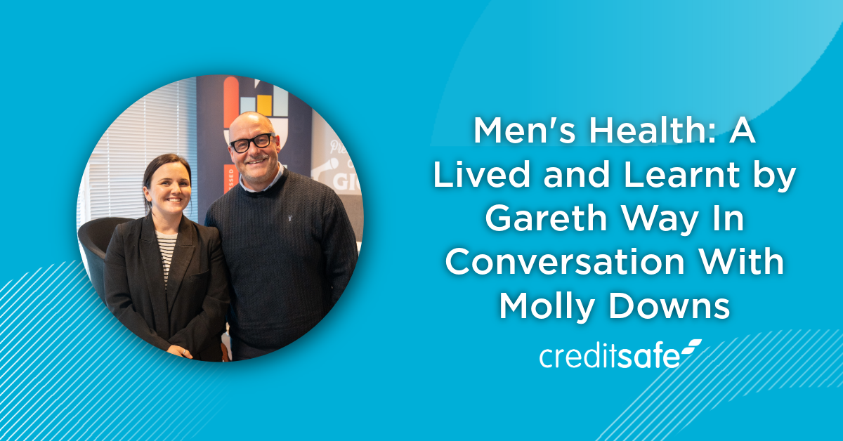 A graphic for a blog article about Gareth Way's talk on men's health.