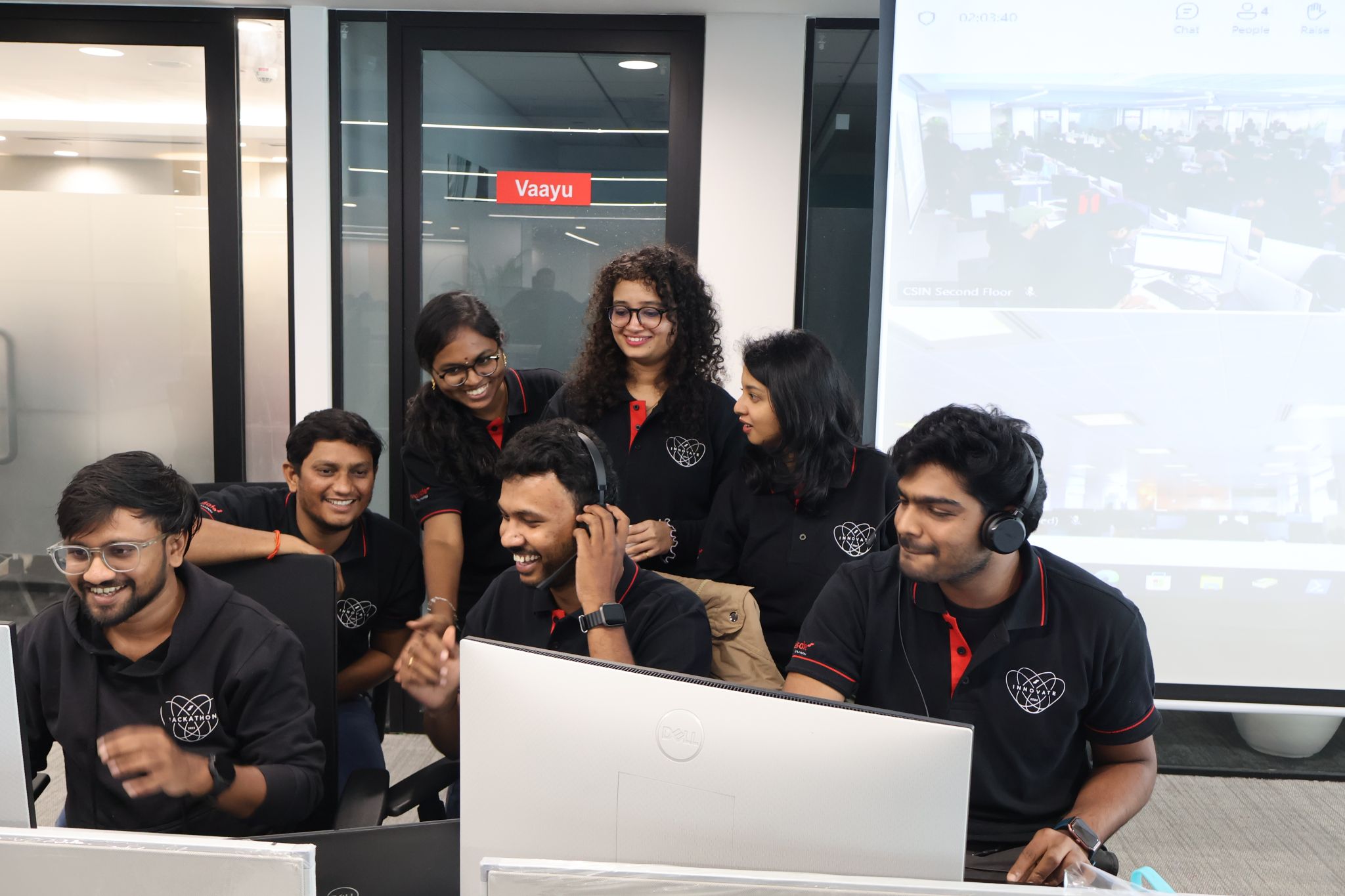 Members of our team having fun at our annual innovation day event